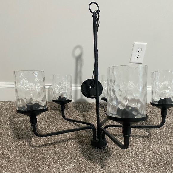 Black chandelier - Picture 2 of 4